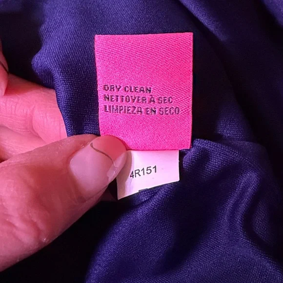 Betsey Johnson Scuba Crepe Ruffle Hem Dress. - Picture 8 of 9